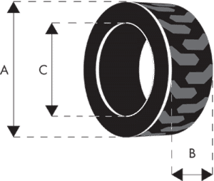 M3828T tyre, MT tread pattern